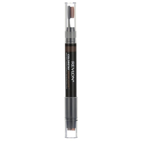 NEW Revlon Colorstay Browlights Eyebrow Pomade Pencil (Dark Brown) - Picture 3 of 5